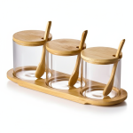 جای ادویه و پاسماوری سه تایی جنس پیرکس