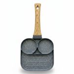 تابه چندمنظوره گرانیتی نچسب دسته طرح چوب