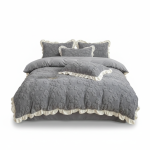 سرویس خواب لحاف روتختی لاکچری دو رو مخمل کریستال