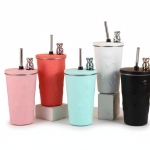 تراول ماگ خرسکی درب نی‌دار حجم ۳۵۰ میلی‌لیتر