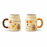 ماگ سرامیکی درب‌ آیینه ای طرح خرسی