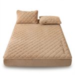 روتشکی تمام کش دو نفره مخمل نوار دوز | همراه روبالش