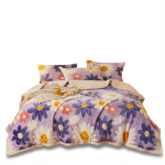 سرویس روتختی مخمل چهار فصل سه‌تکه زیپ‌دار (دو رنگ)