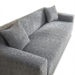 سرویس کاور مبل مخملی کشدار ۷ و ۸ نفره همراه ۴ روکش کوسن