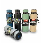 فلاسک استیل دوجداره ۸۰۰ میلی‌لیتر با نمایشگر دما