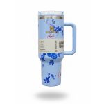 تامبلر استنلی ۱.۱۸۰ لیتری طرح آبی گلدار (Stanley 1.18L)