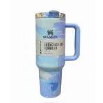 تامبلر استنلی ۱.۱۸۰ لیتری طرح آبی-بنفش پاستیلی