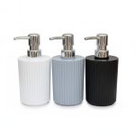 ظرف مایع دستشویی فشاری پلاستیکی شیک (سه رنگ)