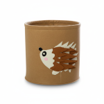 لندری باکس نمدی کودکانه گرد طرح جوجه‌تیغی