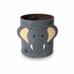 لندری باکس نمدی کودکانه گرد طرح فیل