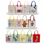 بگ کادویی نمدی فانتزی دسته‌دار طرح‌های عروسکی کارتونی